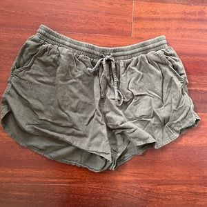 Target Flowy Green Shorts